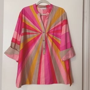 Trina Turk FLORIDA TUNIC in Sunbeam Print - XXL
